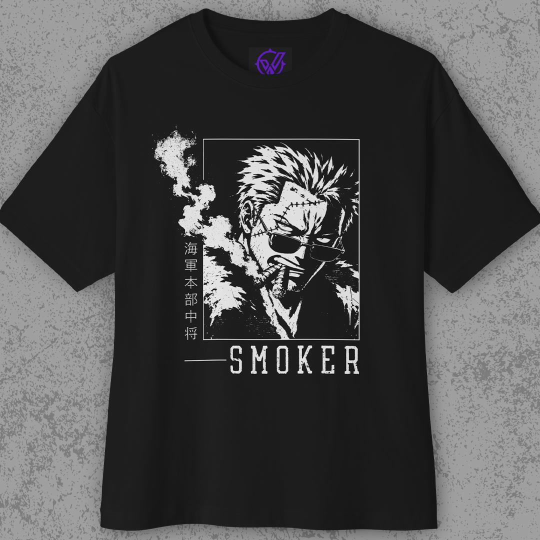 Smoker Oversized Boxy Tee | WITH BACK PRINTING